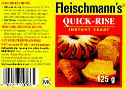 Fleischmann's Quick-Rise Instant Yeast, Montreal Kosher